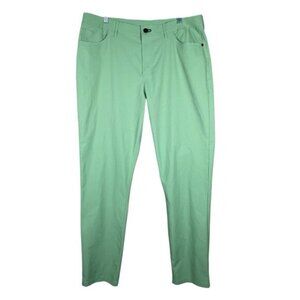 Public Rec Dealmaker Pants Size 38x34 Green Performance Stretch 5 Pocket